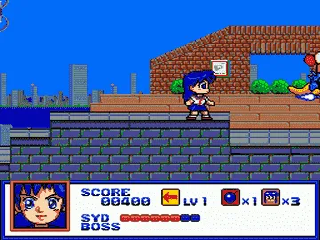 SD Valis (Japan) screen shot game playing